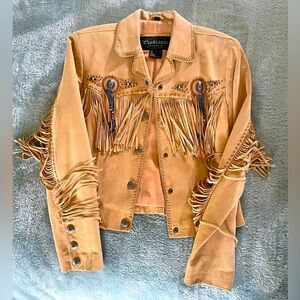 Overland Western Leather Jacket, Women’s Size Small